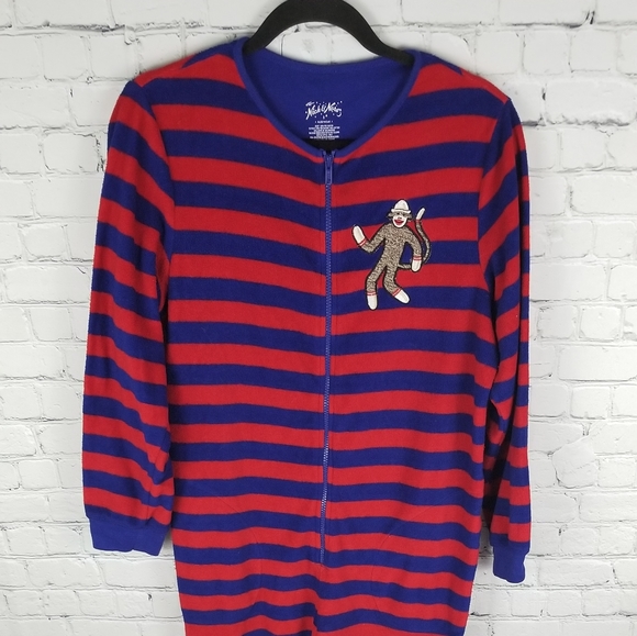 NICK & NORA | footed one piece monkey pajamas - Picture 3 of 7